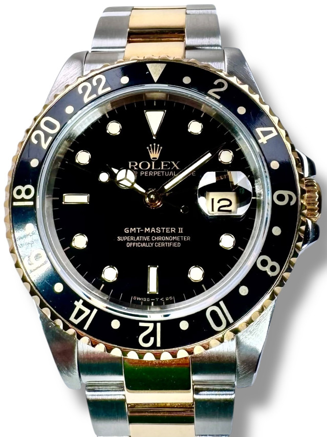 Rolex GMT-Master II 16713 18KT Gold & Steel.