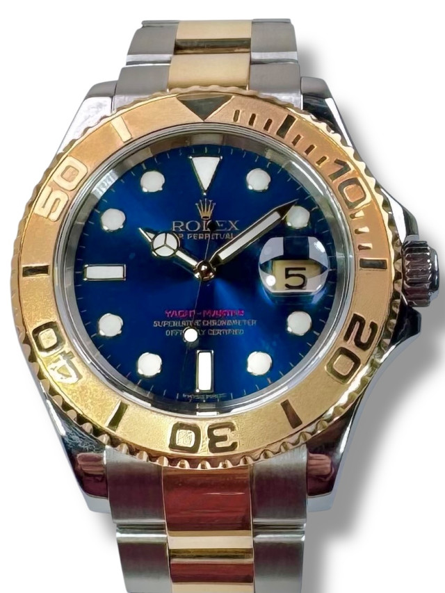 Rolex 16623 Yellow Gold & Steel on Oyster White