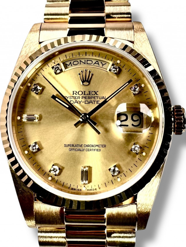 Rolex Day Date President  18238 Diamond Dial