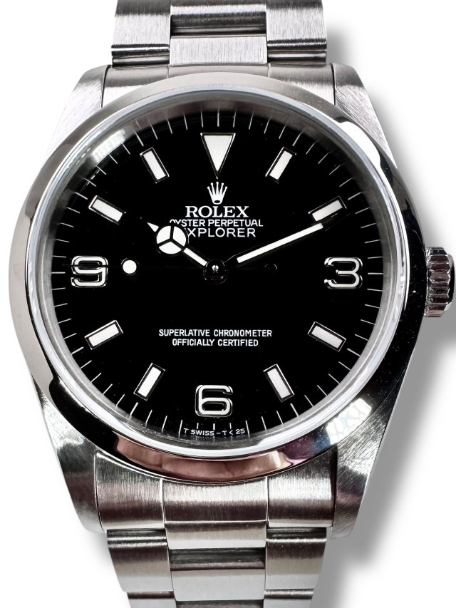 Rolex 14270 Steel on Oyster Black
