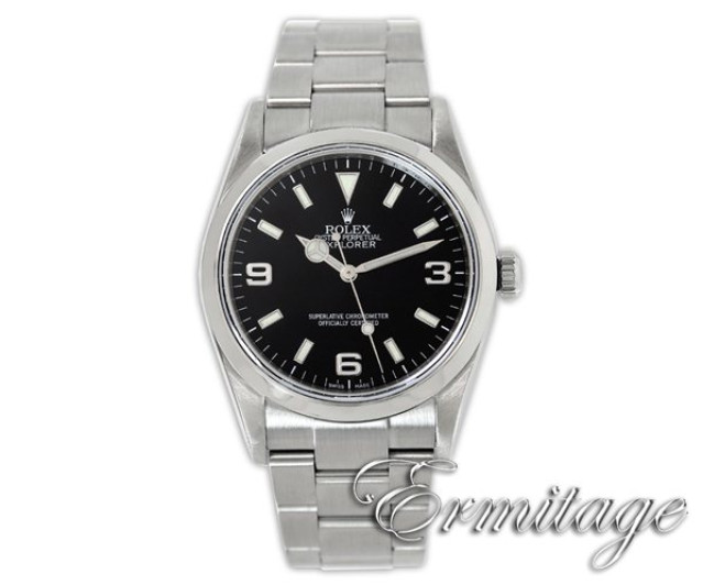 Pre-Owned Steel Rolex Explorer 114270 Year 2007