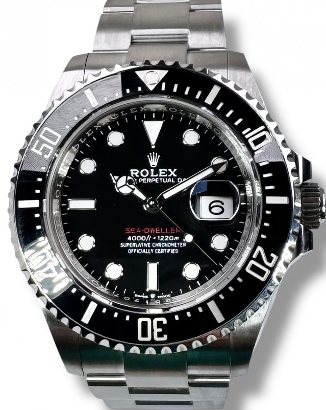 Rolex 126600 Steel on Oyster Black