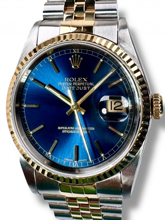 Men's Rolex Datejust 16233 Blue Dial