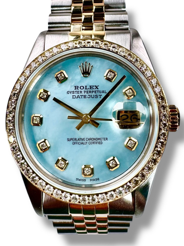 Diamond Rolex Datejust 16013 36 mm