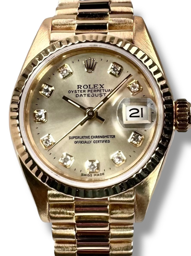 Rolex Datejust  69178 Silver Diamond Dial