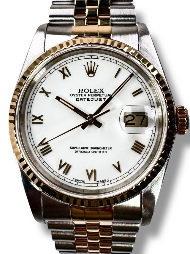 Rolex Datejust 16233  18KT Gold & Steel Bracelet