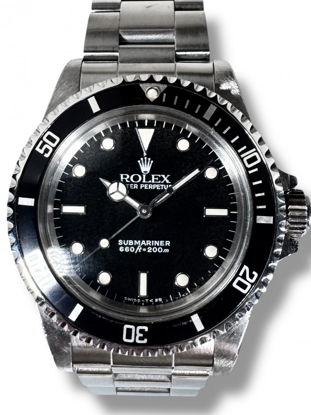 Rolex 5513 Steel on Oyster Black