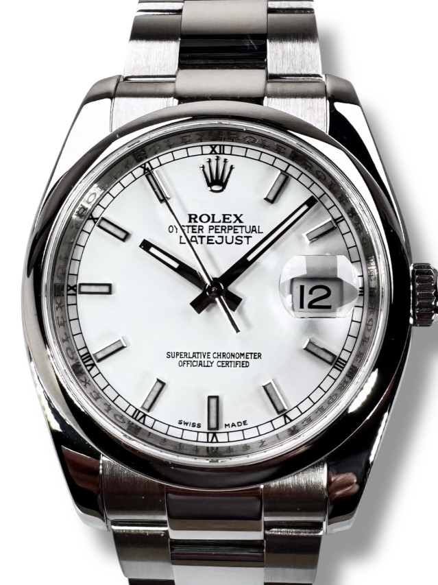Rolex Datejust 116200 36 mm White Dial