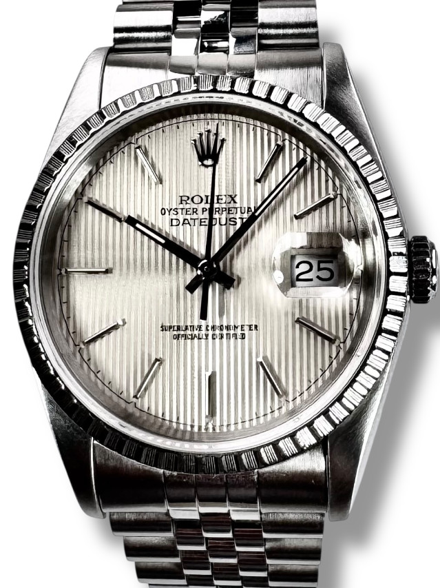 Rolex Datejust 16220 Stainless Steel Tapestry Dial