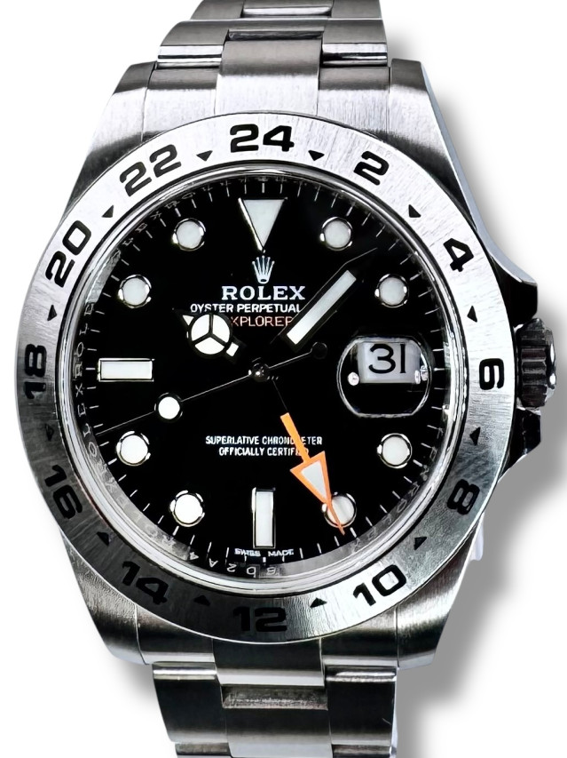 Rolex 216570 Steel on Oyster Black