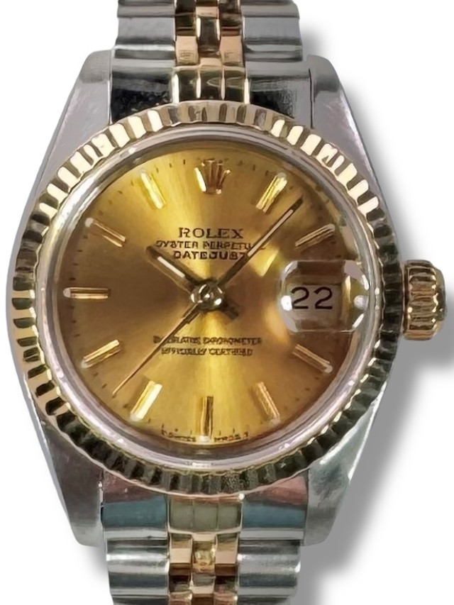 Rolex Datejust 69173  Champagne Dial 26 MM