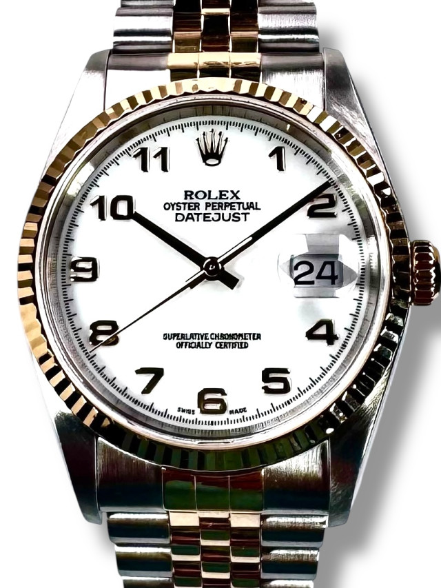 Rolex Datejust 16233  18KT Gold & Steel Bracelet