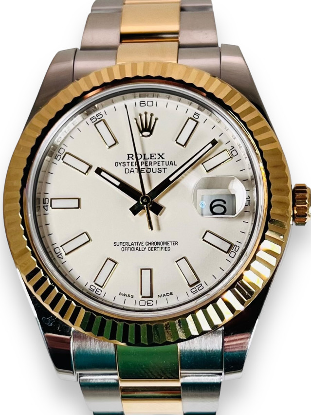 Rolex Datejust 116333  Ivory Dial
