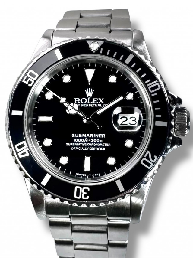 Rolex 168000 Steel on Oyster Black