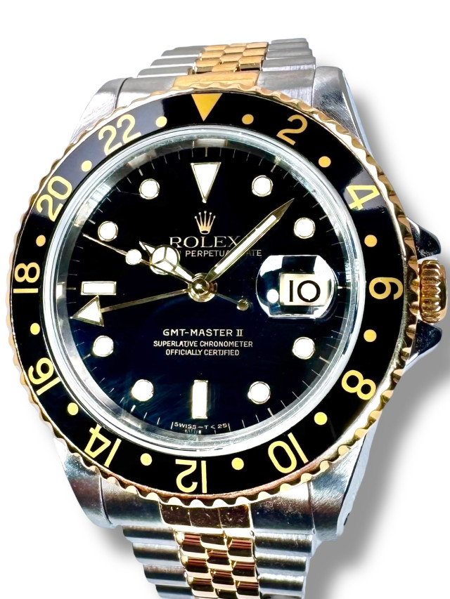 Rolex GMT-Master II 16713 18KT Gold & Steel.