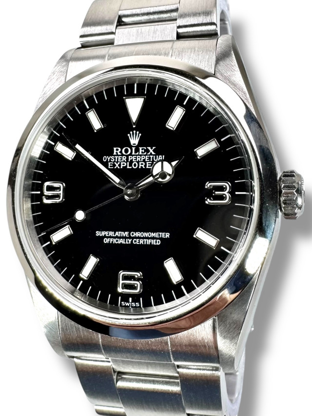 Rolex 14270 Steel on Oyster Black