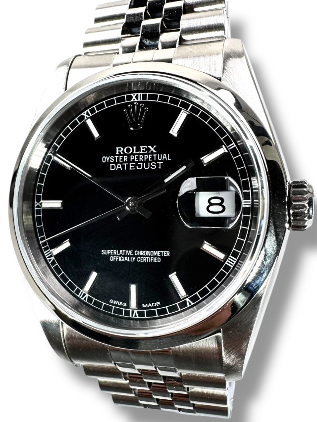 Rolex Datejust 16200 Black Dial 36MM