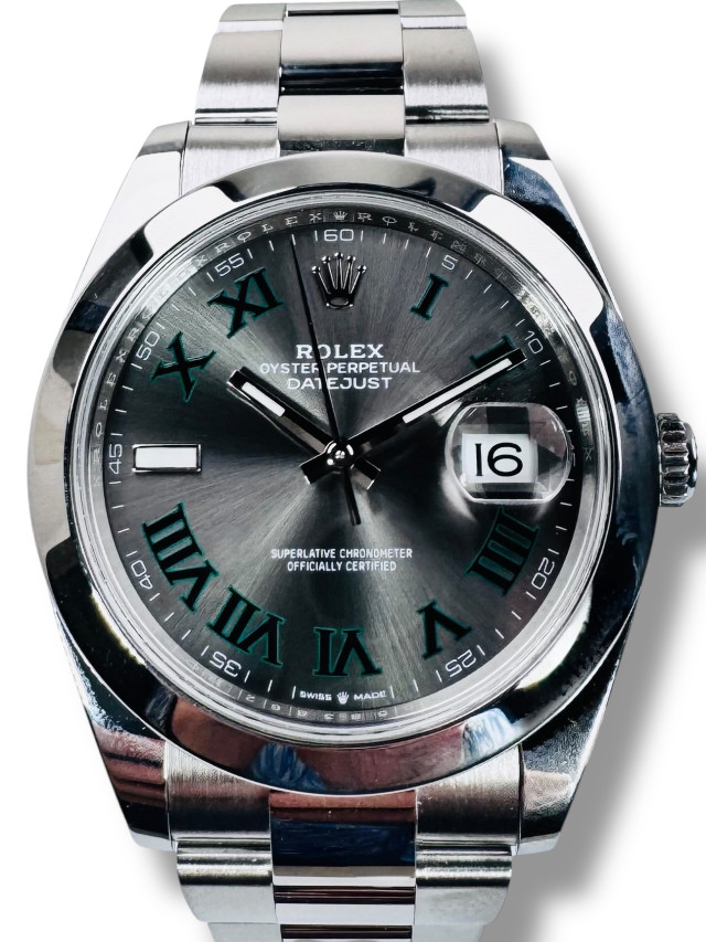 Rolex Datejust 41 mm Wimbledon Dial 2022 Unworn