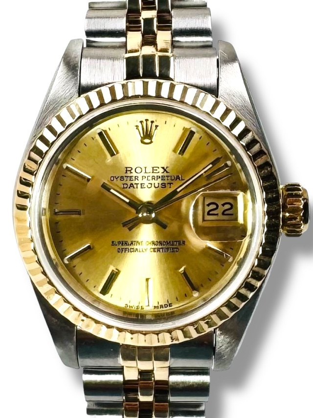 Rolex Datejust 69173  Champagne Dial 26 MM