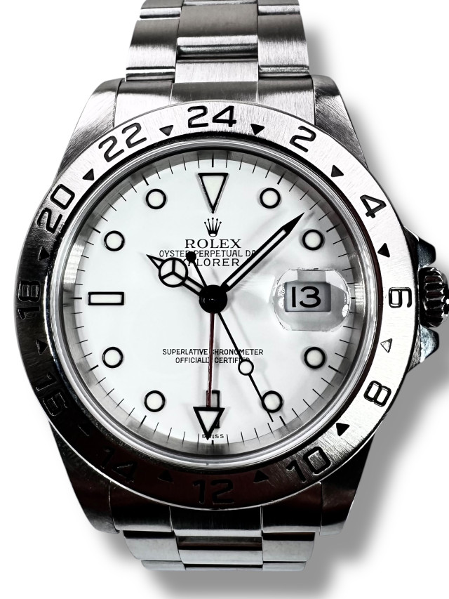 Rolex Explorer II 16570 Single Swiss  Dial 40MM