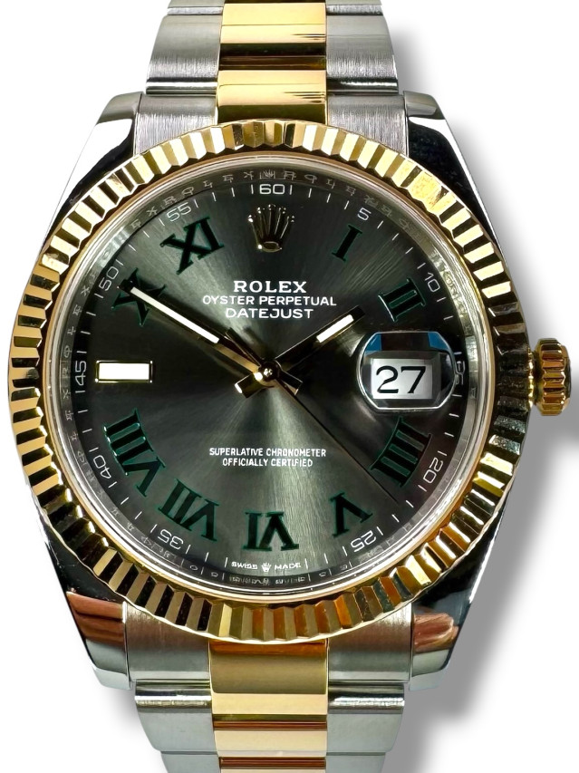Rolex Datejust 41 126333 "Wimbledon" Gold & Steel