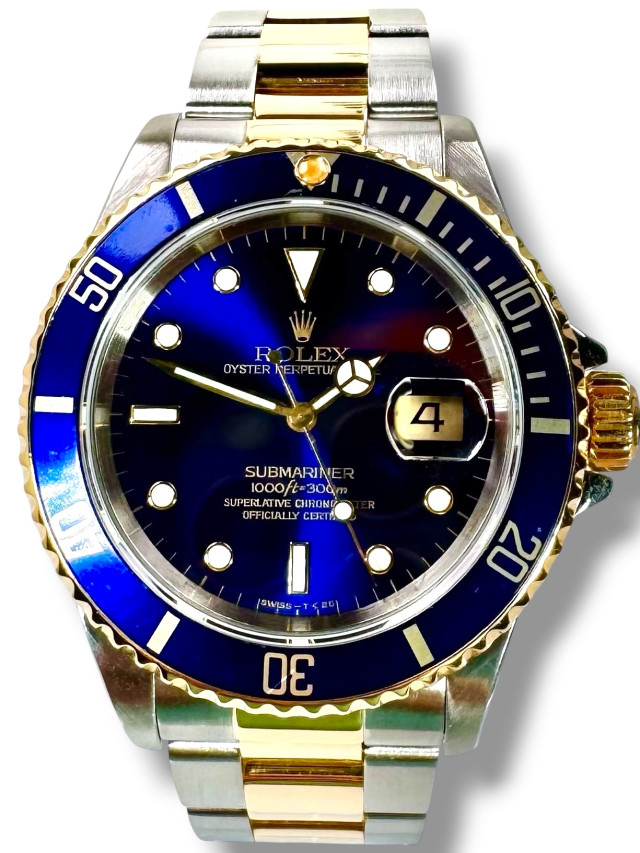 Blue Dial Rolex Submariner 16613 40MM