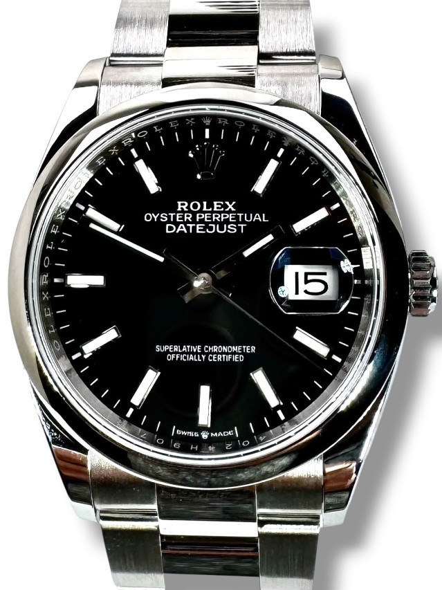 Rolex Datejust 36 Model 126200 Black Dial