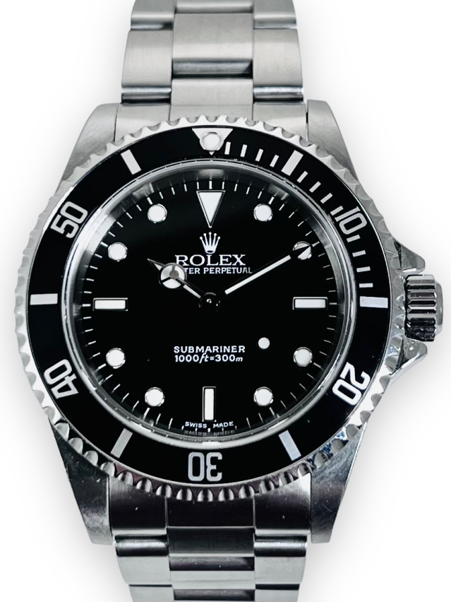 Rolex 14060 Steel on Oyster Black