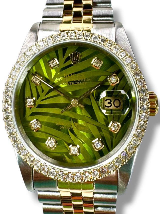 Diamond Rolex Datejust 16233 Motif Diamond Dial
