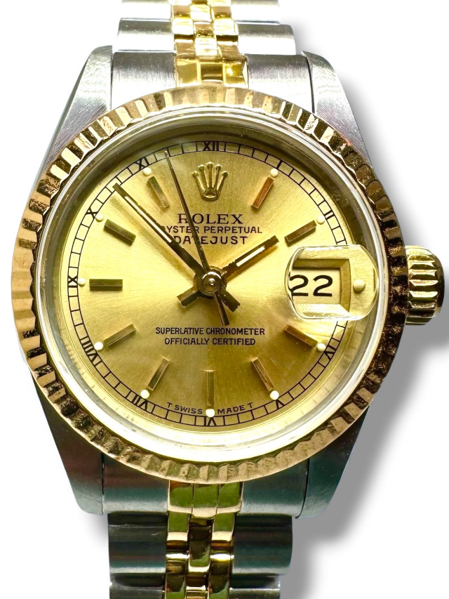 Rolex Datejust 69173  Champagne Dial 26 MM