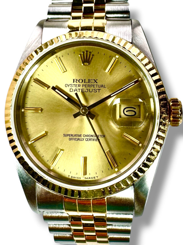 Rolex Champagne Datejust 16013 36 mm