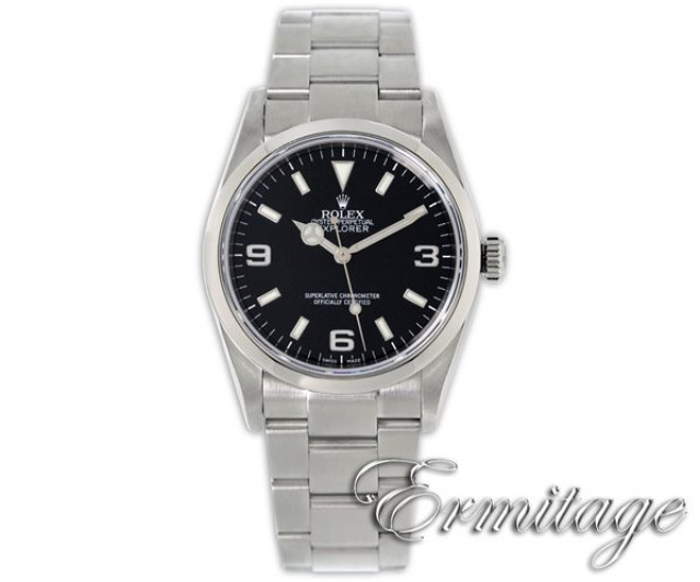 Pre-Owned Steel Rolex Explorer 114270 Year 2004