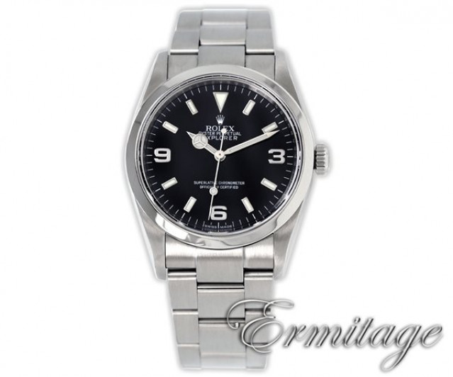 Pre-Owned Steel Rolex Explorer 114270 Year 2008