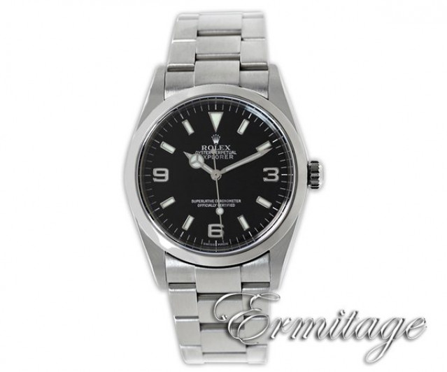 Pre-Owned Steel Rolex Explorer 114270 Year 2003