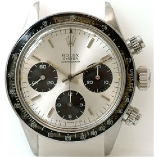 Rolex 6263 Steel No Bracelet on, Black Bezel Steel with Index