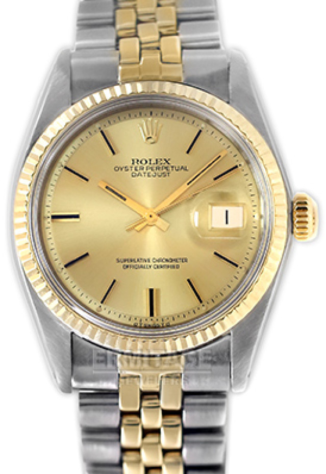 Vintage Rare Rolex Datejust 1601 Gold Year 1971