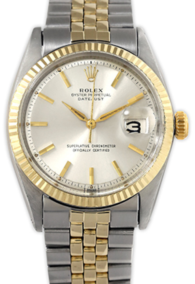Vintage Rare Rolex Datejust 1601 Gold & Steel Year 1958