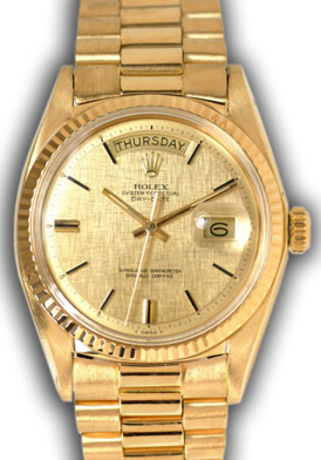 Vintage Rolex Day-Date 1803 Gold Year 1970 with Champagne Dial 1970
