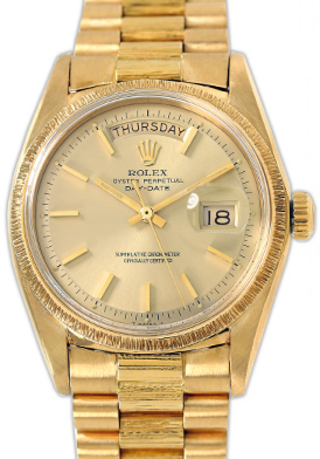 Vintage Rolex Day-Date 1807 Gold Year 1971 with Champagne Dial 1971