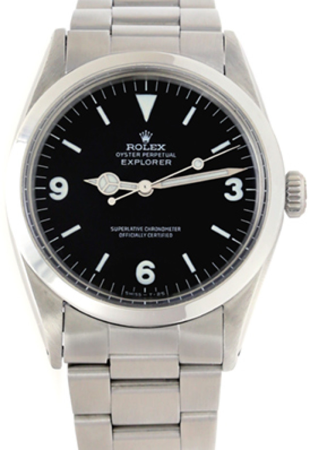 Rolex 1016 Steel on Oyster Black