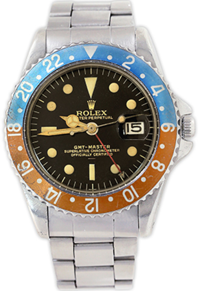Vintage Rolex GMT-Master 1675 Steel Year 1963