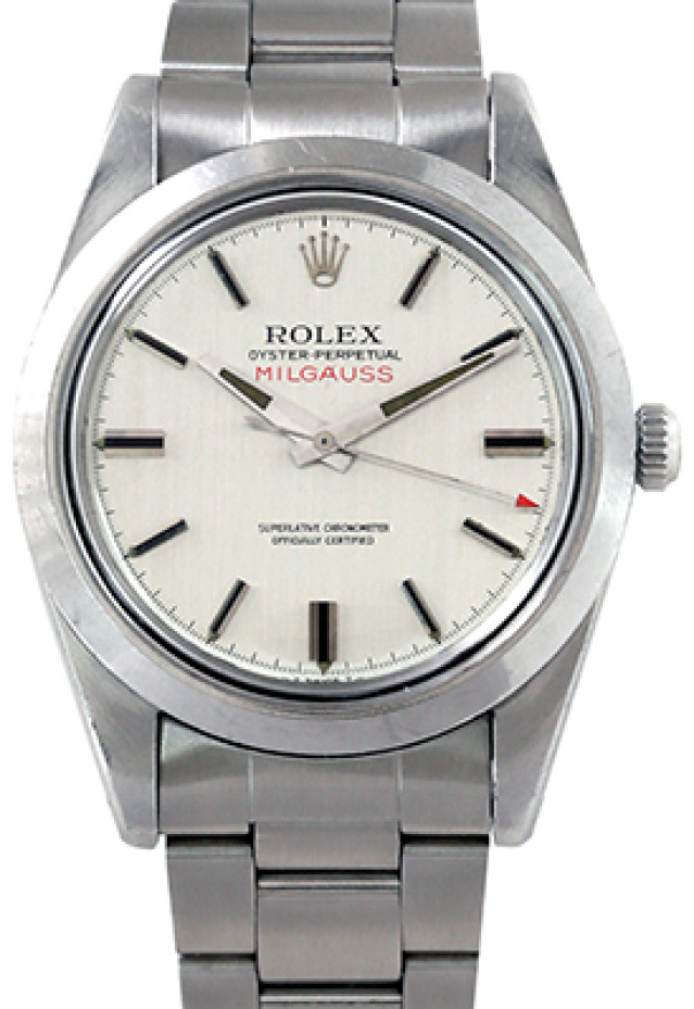 Rolex 1019 Steel on Oyster, Smooth Bezel Steel with Luminous Silver Index