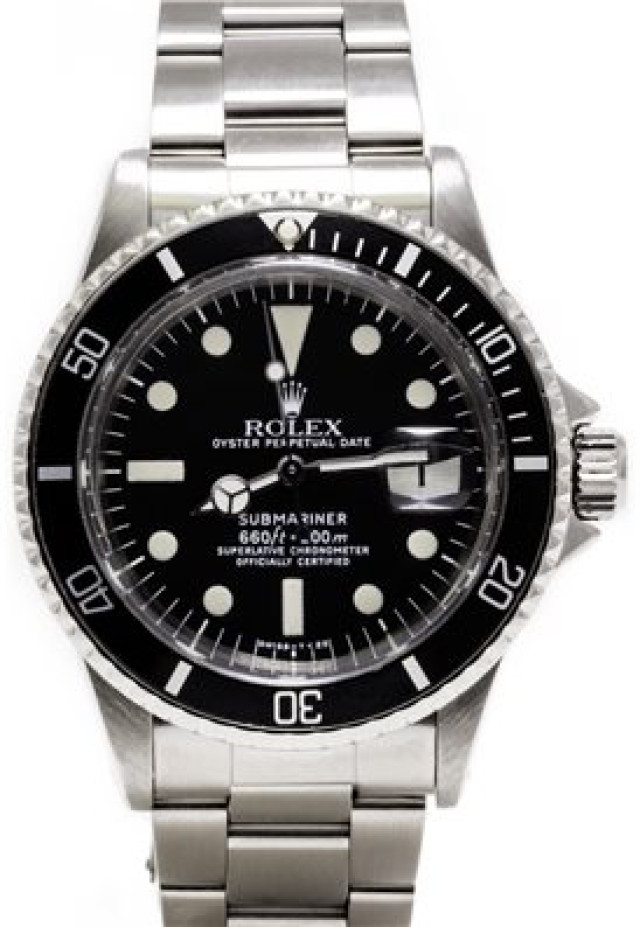 Steel on Oyster Rolex Submariner 1680 40 mm