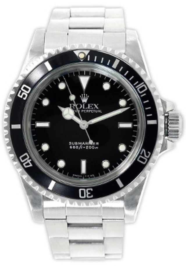 Vintage Rolex Submariner 5513 Steel 1989