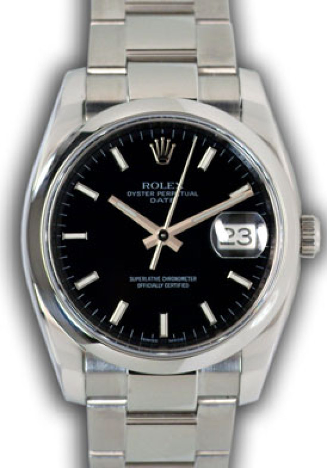 Pre-Owned Rolex Date 115200 Steel Year 2007 2007