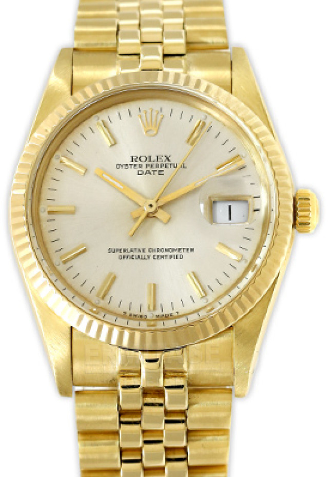 Used Rolex Date 15037 Gold