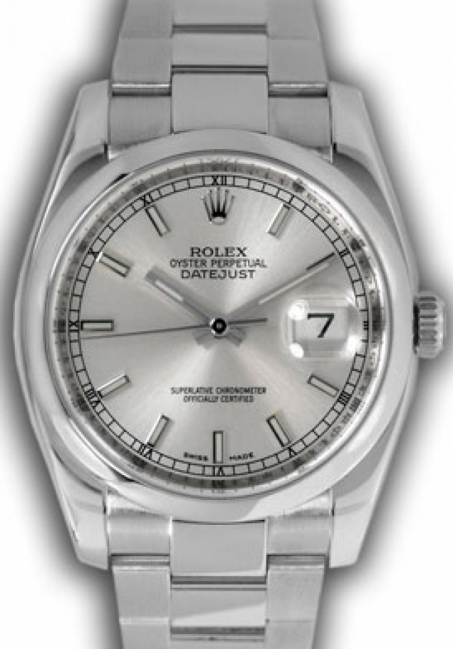 New Style Rolex Datejust 116200 Steel Silver