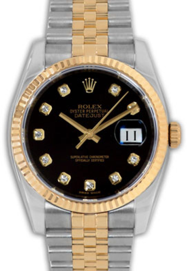 Diamond Dial Rolex Datejust with Diamonds Ref 116233