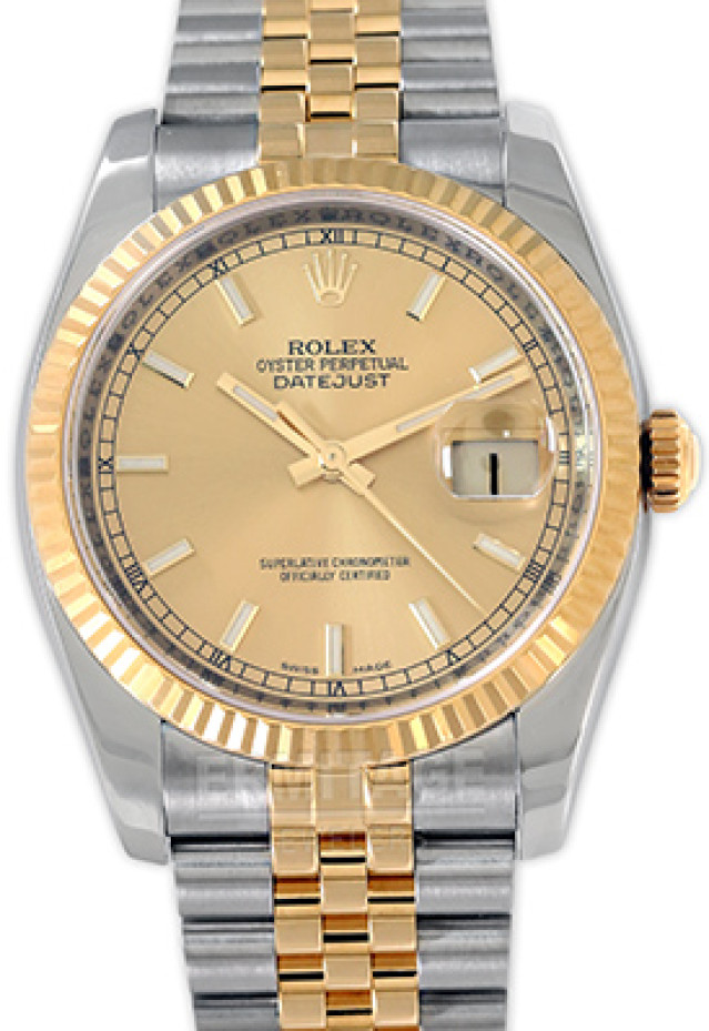 Rolex Datejust 116233 Gold & Steel 36 mm