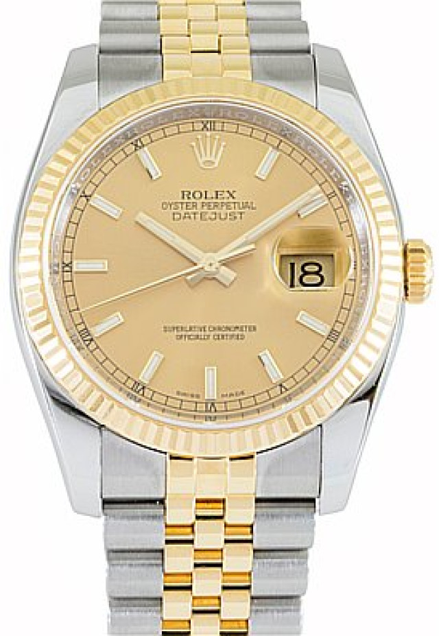 2018 Champagne Rolex Datejust Ref. 116233